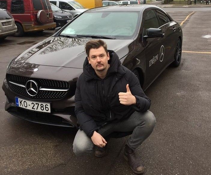 Musician, DAGAMBA frontman Valters Pūce on Mercedes-Benz CLA
