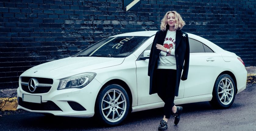 Стилист, редактор моды издательства Rīgas Viļņi Ольга Колотова: уже с первого взгляда Mercedes-Benz CLA не оставляет равнодушным