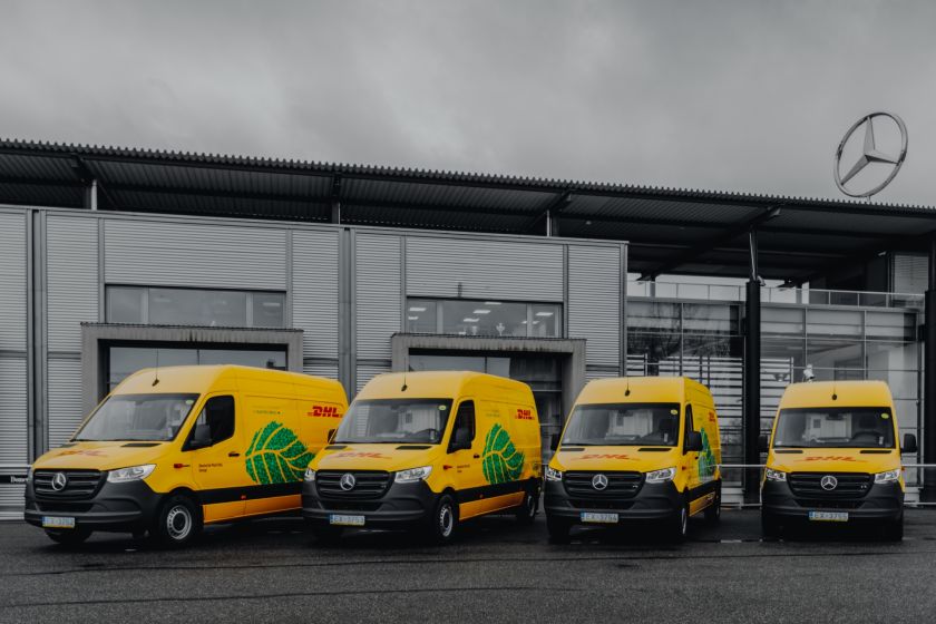 DHL has received the keys to their first eSprinters.